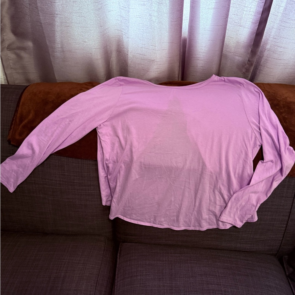 Fabletics Soft Lavender Long Sleeve Top